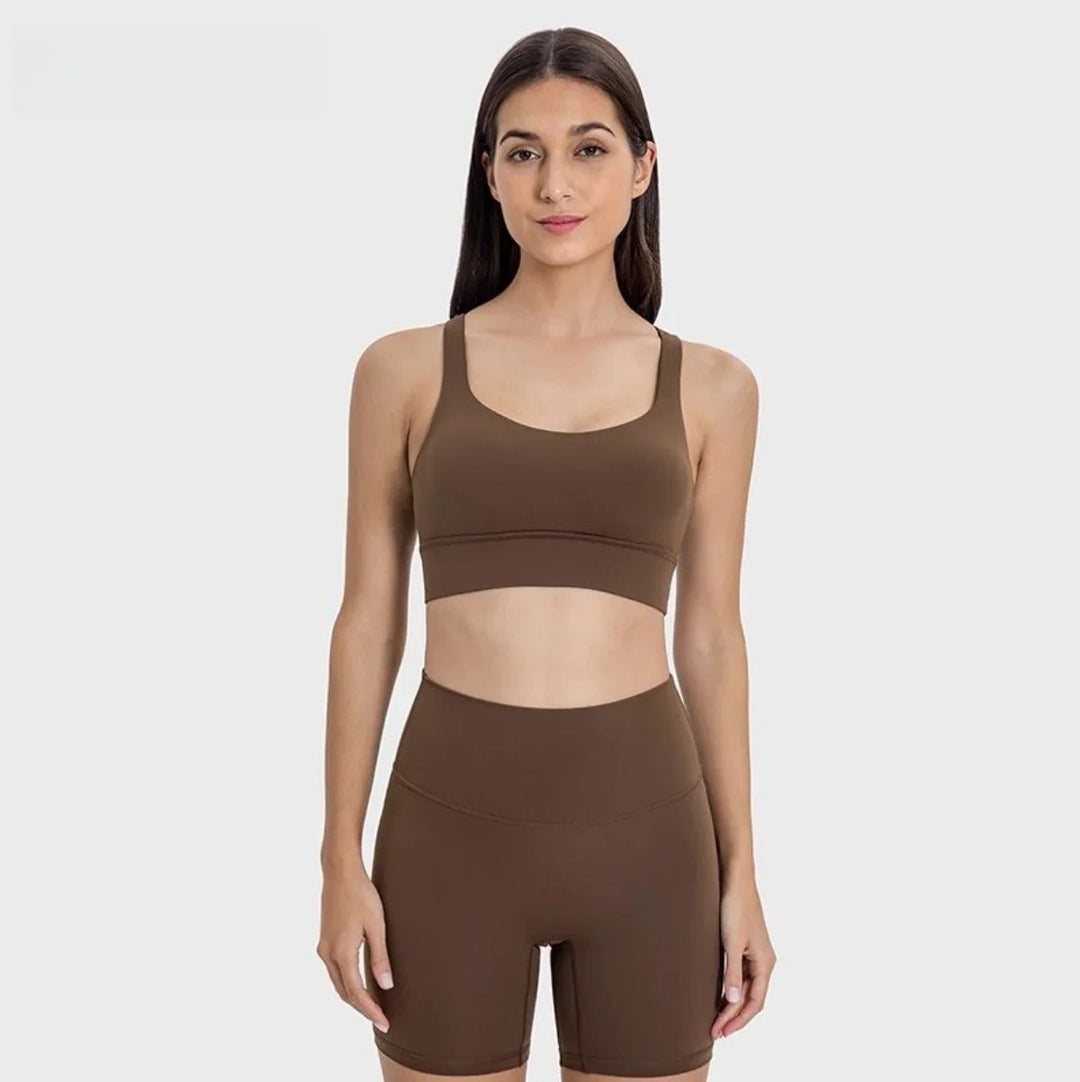Drune | Schöner Rücken Design schlanke Brust heben nahtlose Yoga-BH