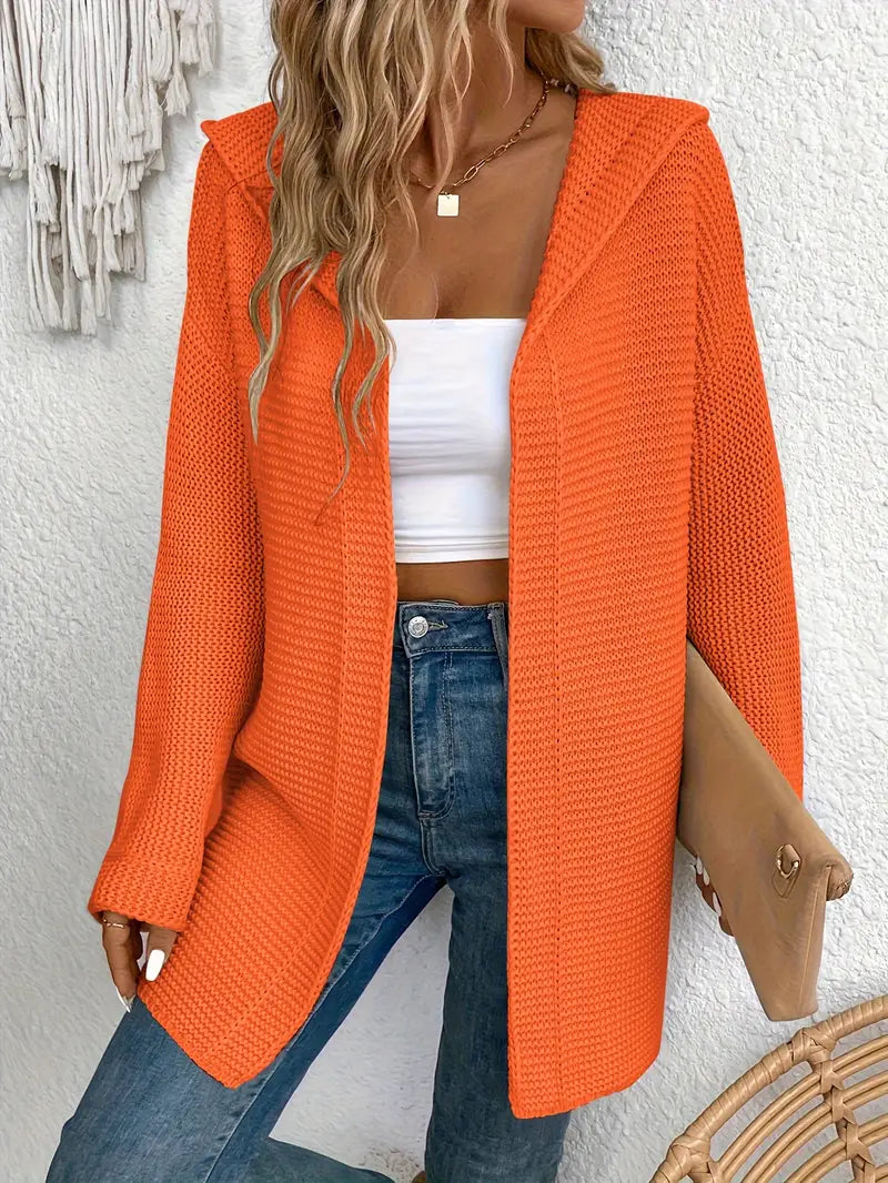 Drune | Strickjacke mit Angriffsbereiter Kapuze