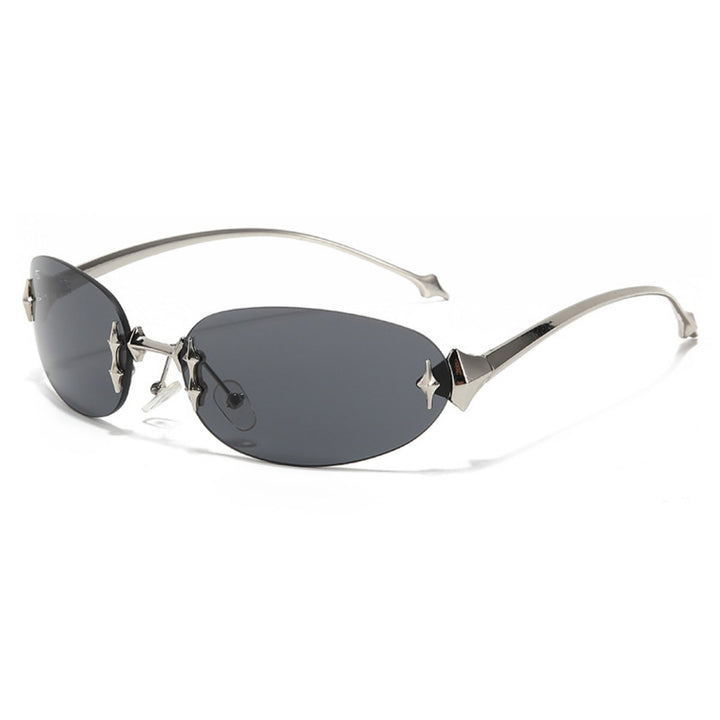 Drune | Star Rahmenlose Futuristische Sonnenbrille