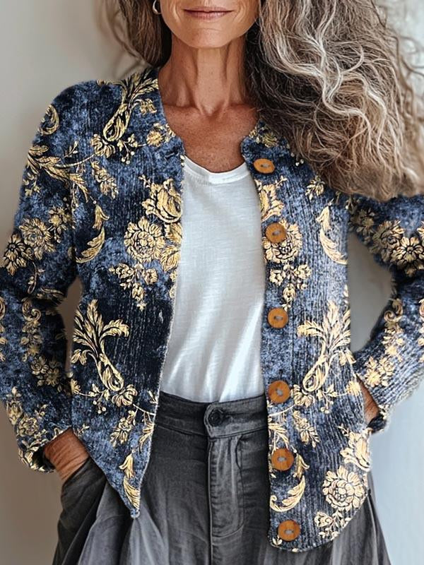 Drune | Luxuriöse Musterjacke