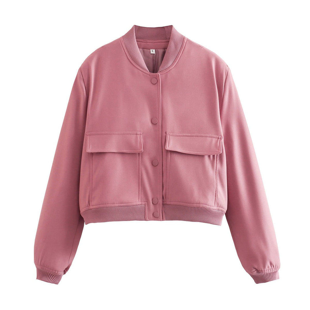Drune | Bomberjacke - Minimalistisches Design - Leichte Schicht - Streetwear-Essential
