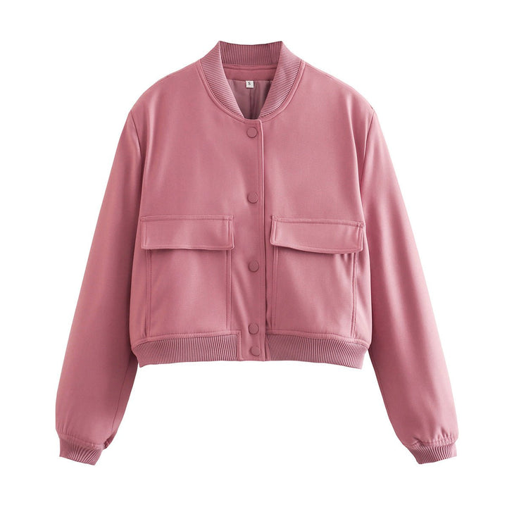 Drune | Bomberjacke - Minimalistisches Design - Leichte Schicht - Streetwear-Essential