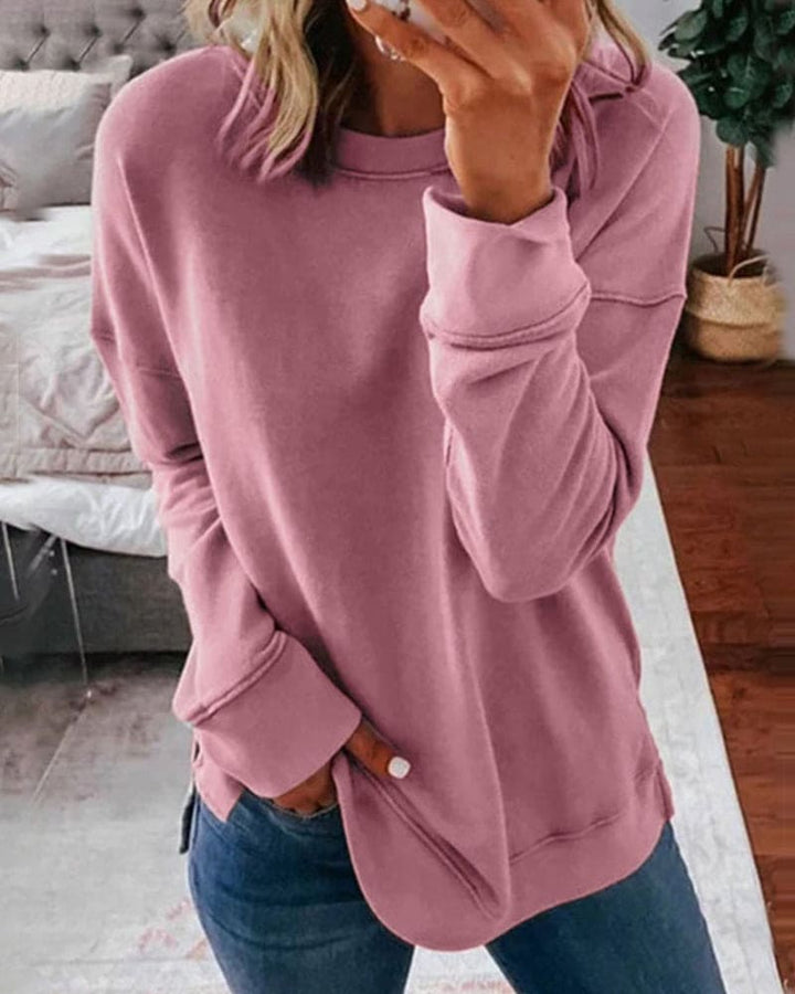 Drune | Einfarbiger Damen Sweatshirt