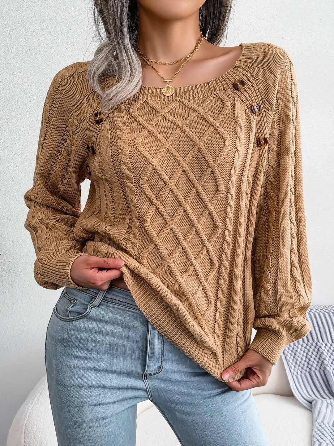 Drune | Diamant Strickpullover