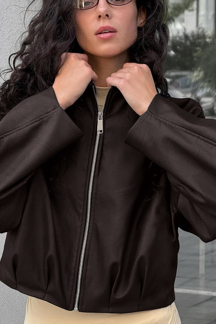 Drune | Wildleder Moto Stil Jacke