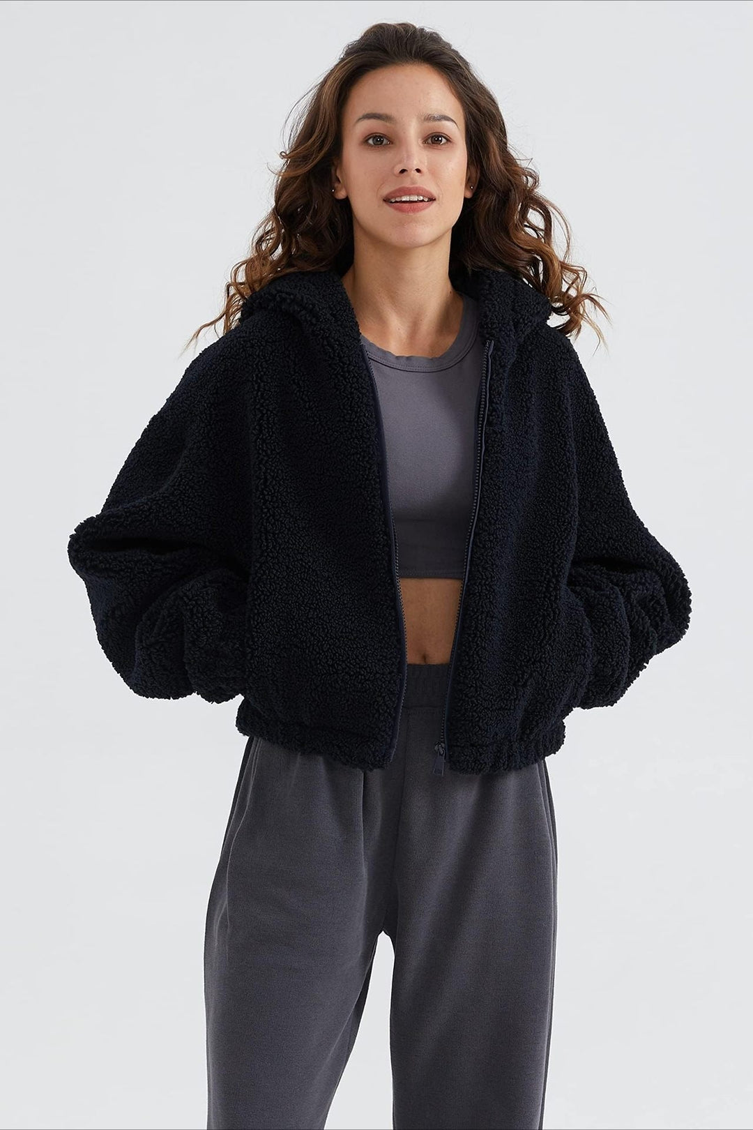 Drune | Kapuze Zip Kurze Jacke