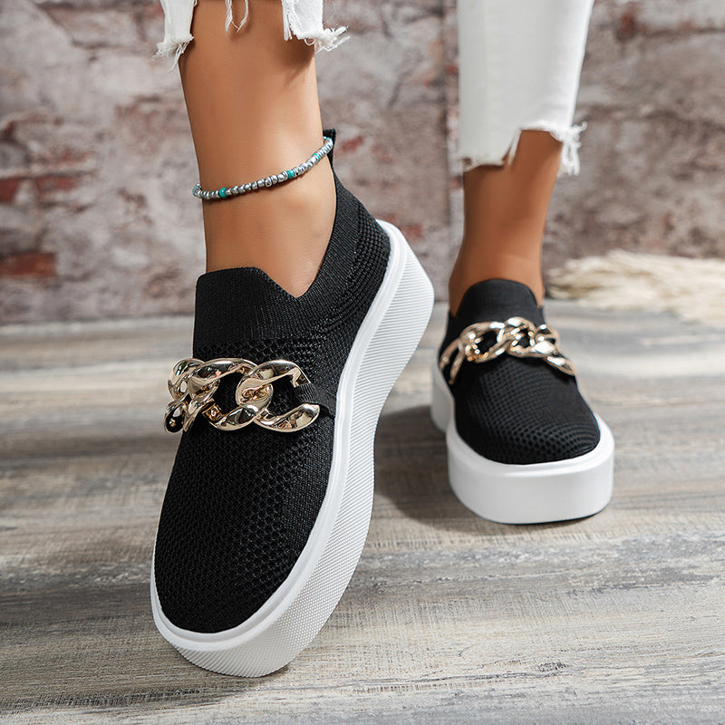Drune-Flachschuhe für Damen - Atmungsaktive Mesh-Schuhe