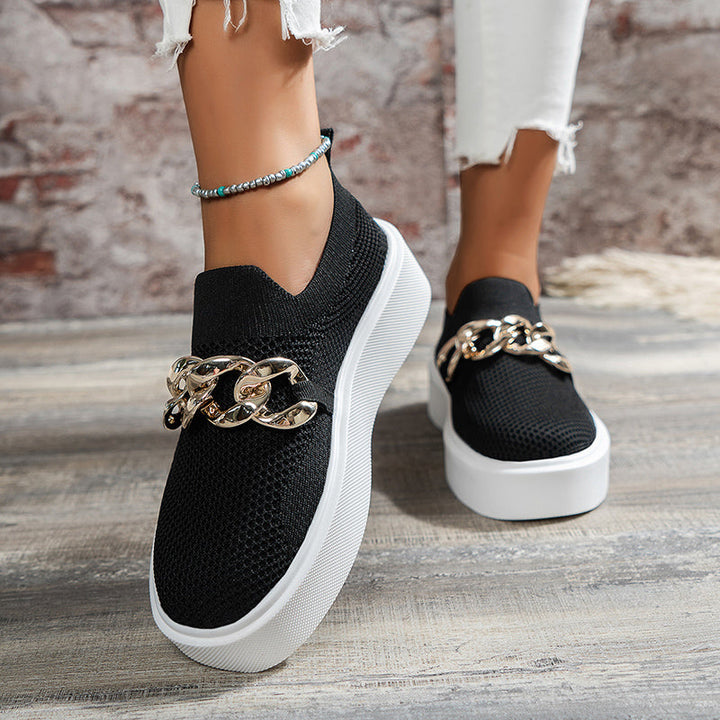 Drune-Flachschuhe für Damen - Atmungsaktive Mesh-Schuhe