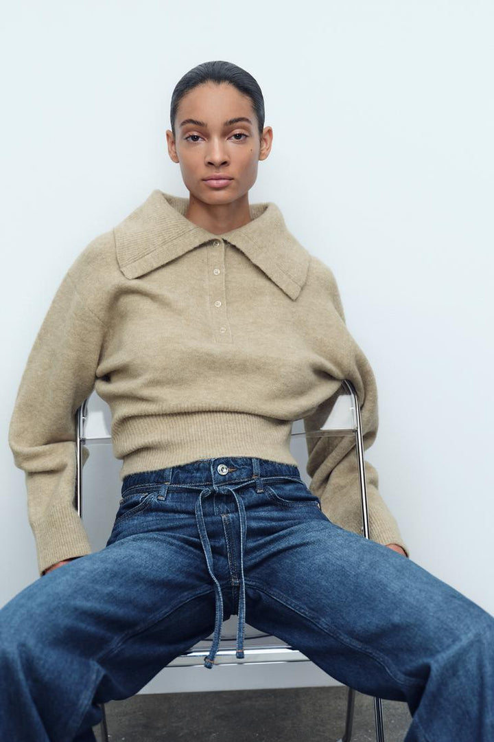 Drune | Stilvolle Strickjacke mit Kragen Klassisch und Komfortabel Perfekt Für Den Alltag
