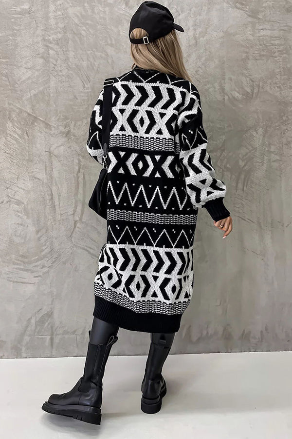Drune | True Warmth Midi Strick Strickpullover