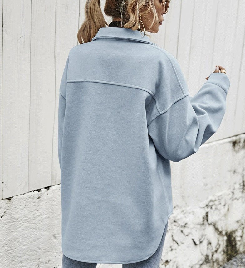 Drune | Shirt-Jacke - Weiches gebürstetes Material - Lässiges Lage-Stück
