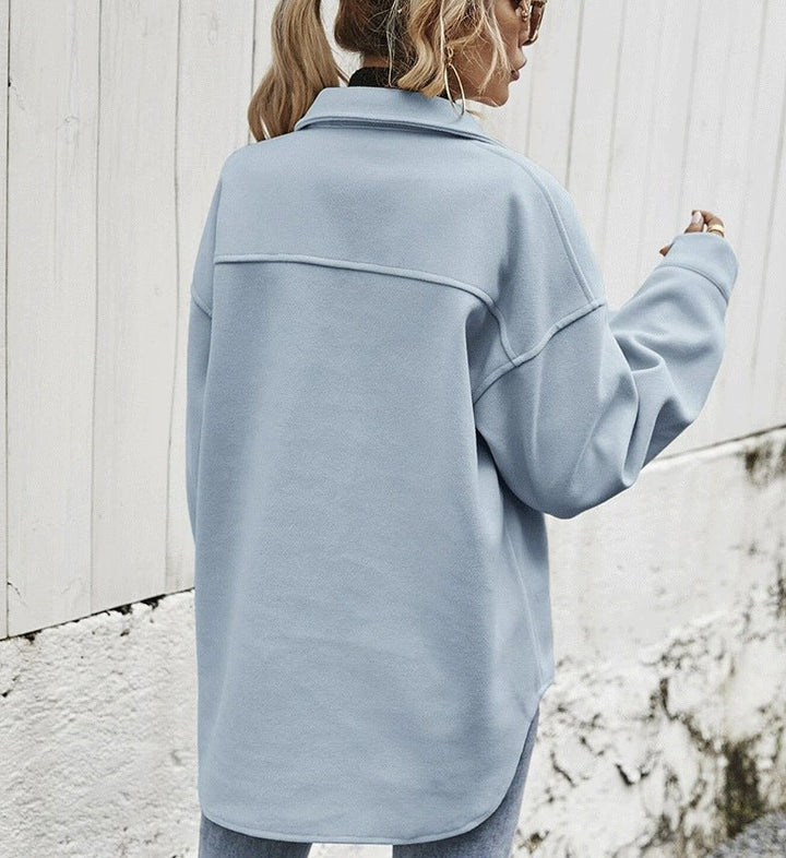 Drune | Shirt-Jacke - Weiches gebürstetes Material - Lässiges Lage-Stück