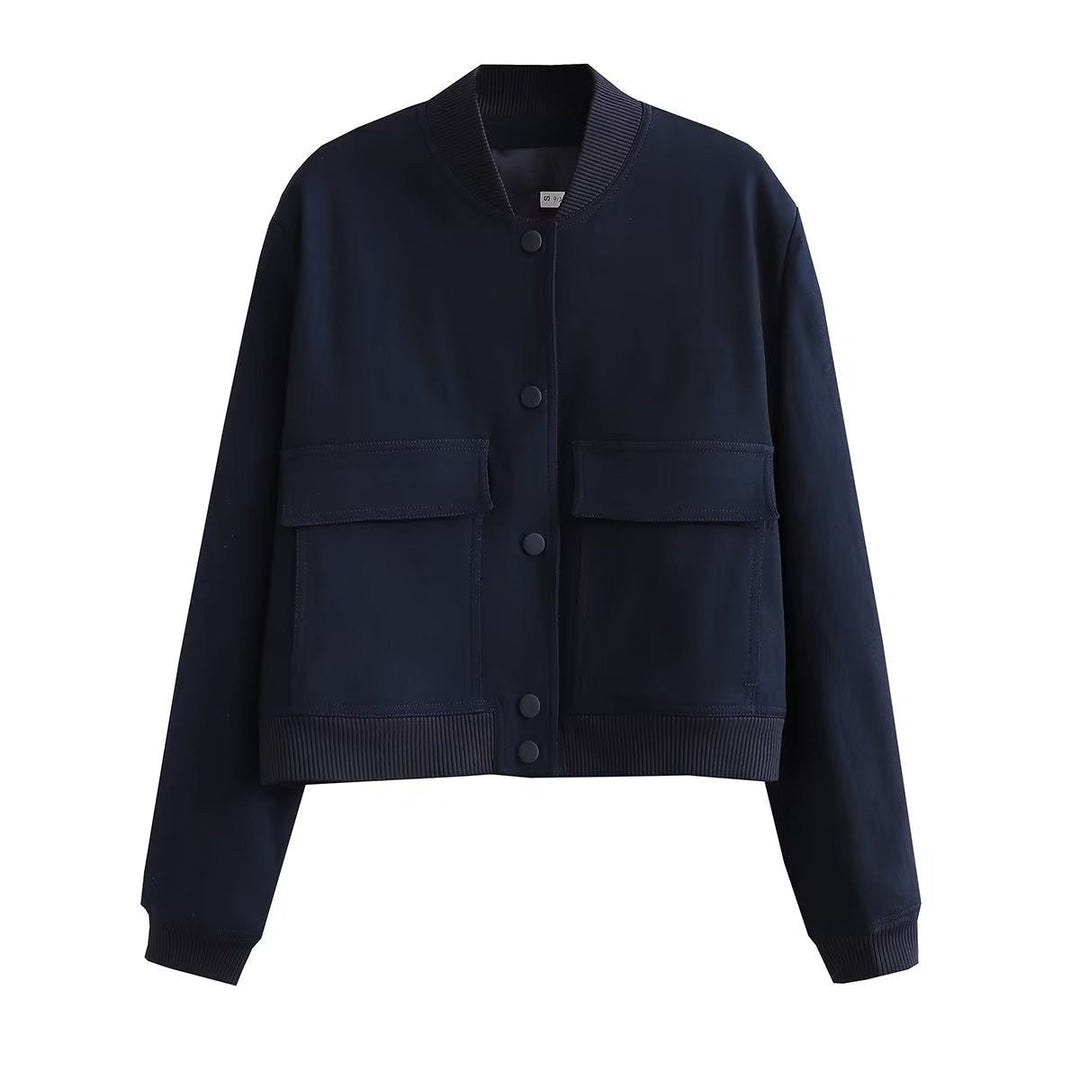 Drune | Bomberjacke - Minimalistisches Design - Leichte Schicht - Streetwear-Essential