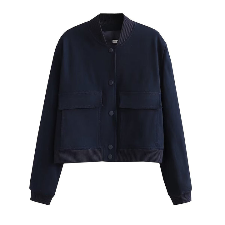 Drune | Bomberjacke - Minimalistisches Design - Leichte Schicht - Streetwear-Essential