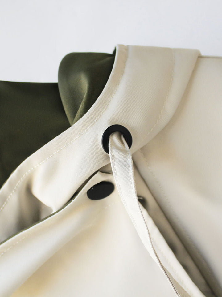 Drune | Tone Kontrastjacke - Leichter Stoff - Lässige Passform - Moderner Freizeitstil