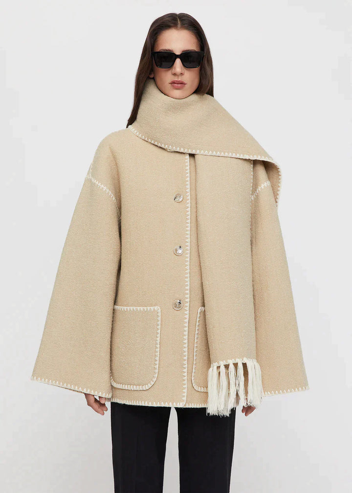 Drune | Luxe Jacke Mit Schal