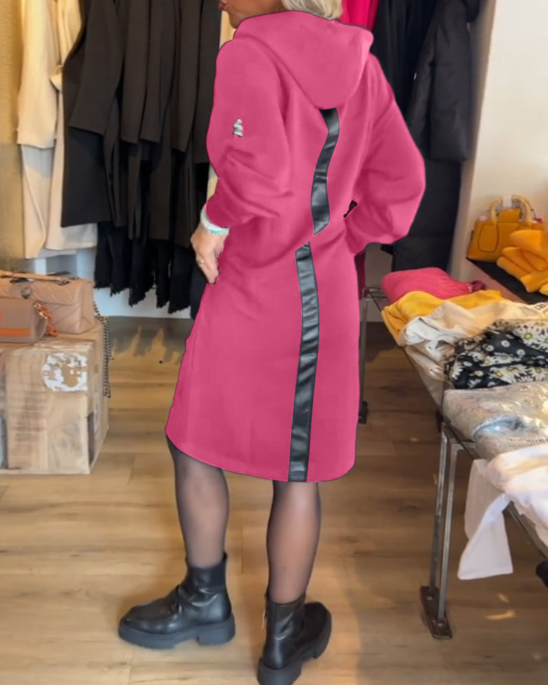 Drune | Kleid mit Kapuze und Taschen
