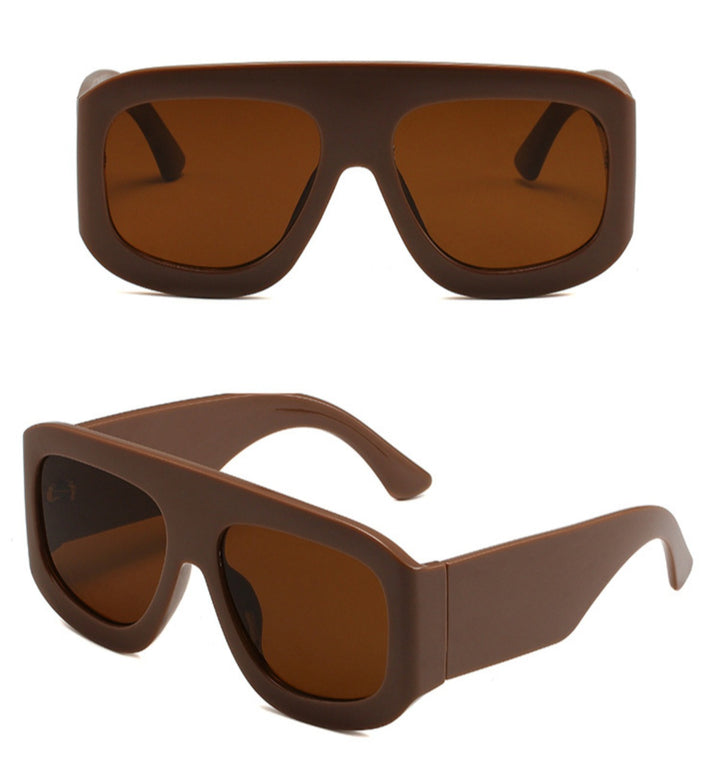 Drune | Große quadratische einfache Sonnenbrille