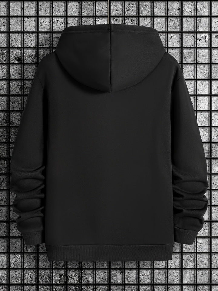 Drune | Weihnachtskapuzenpullover mit Rentierdruck Polyester Frohe Weihnachten Design
