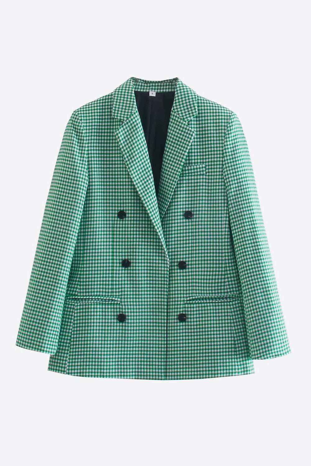 Drune | Kariertes Doppelbreasted Blazer