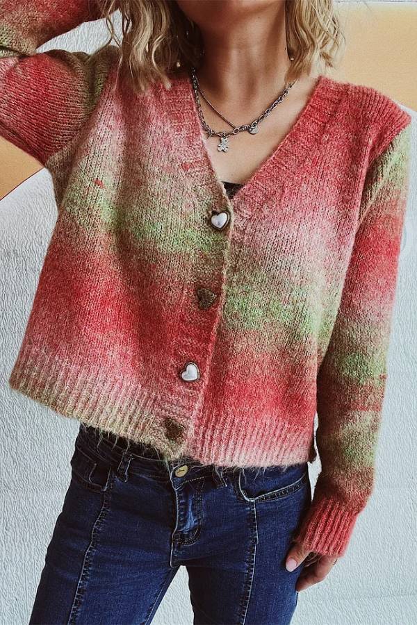 Drune | Candy-Farbe Sweaterjacke