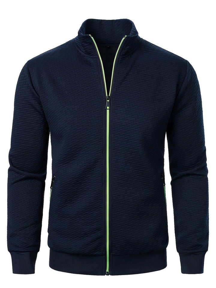 Drune | Leichtgewicht Jacke mit Strukturmuster Polyester Komfort und Stil