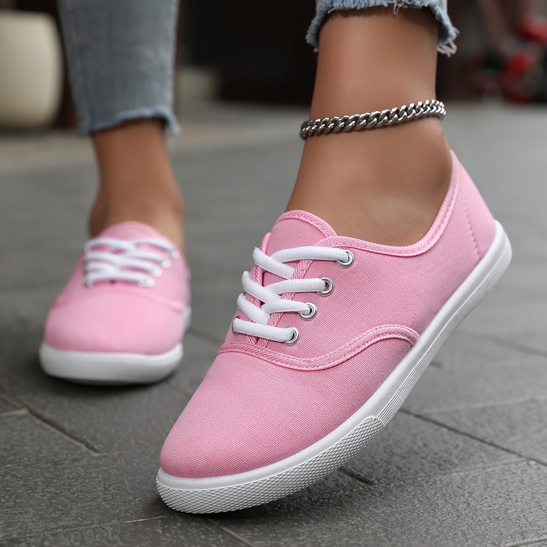 Drune | Bequeme Niedrige Canvas Schnürschuhe