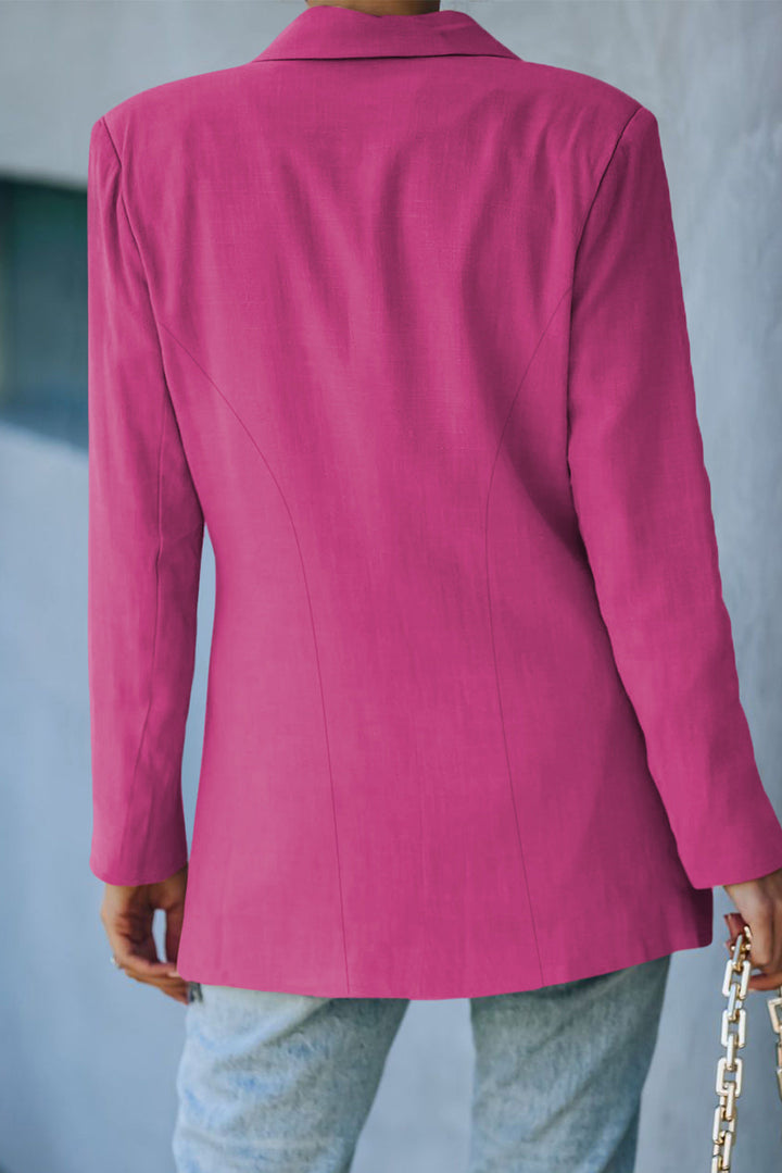 Drune | Doppelreihiger Blazer mit gepolsterten Schultern und Taschen