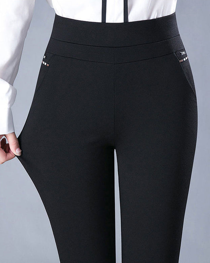 Drune | Hose mit Hoher Taille und Tasche