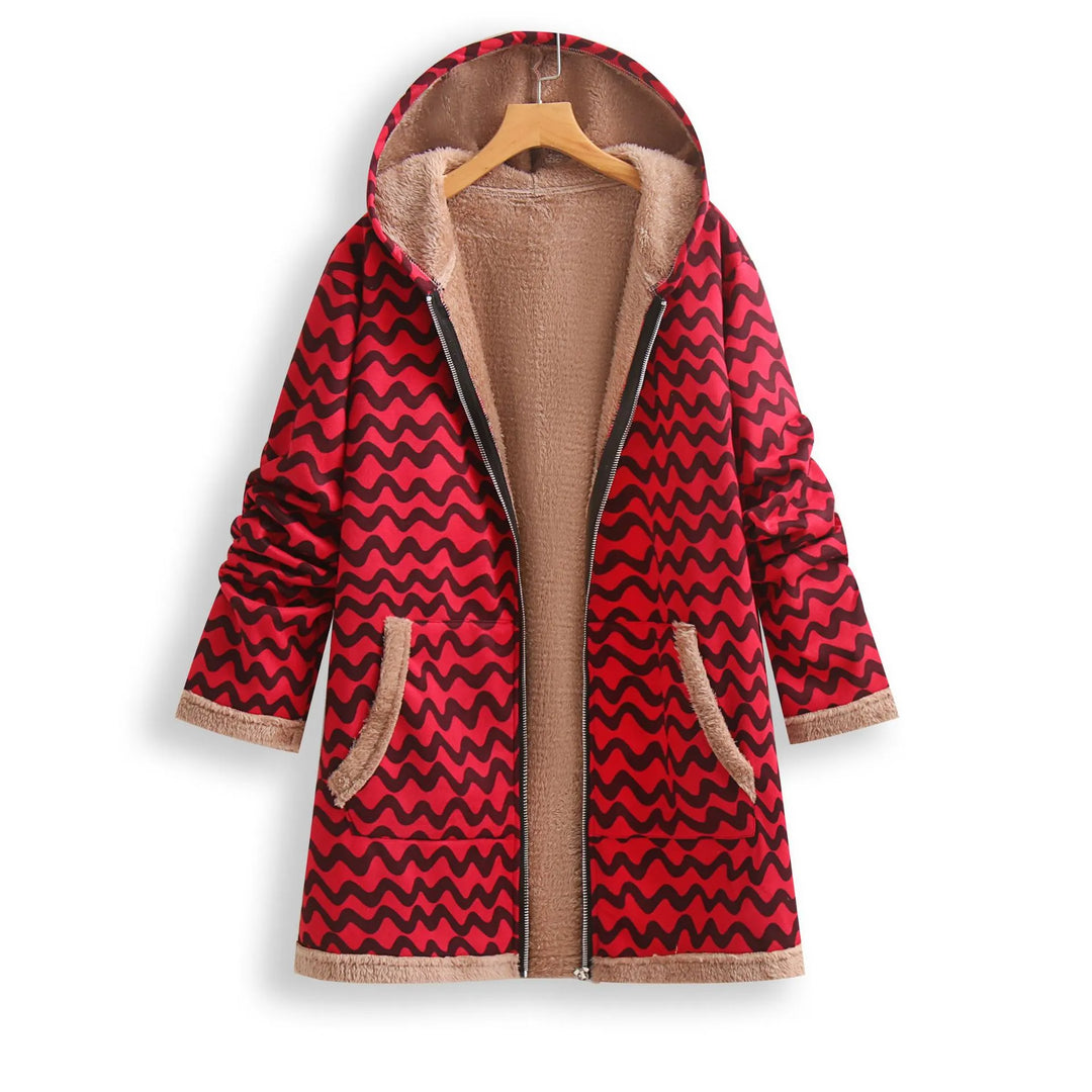 Drune | Fleece gefütterte Jacke mit Kapuze