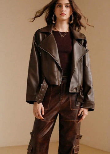 Drune | Kunstleder Motorradjacke – Modern Edge