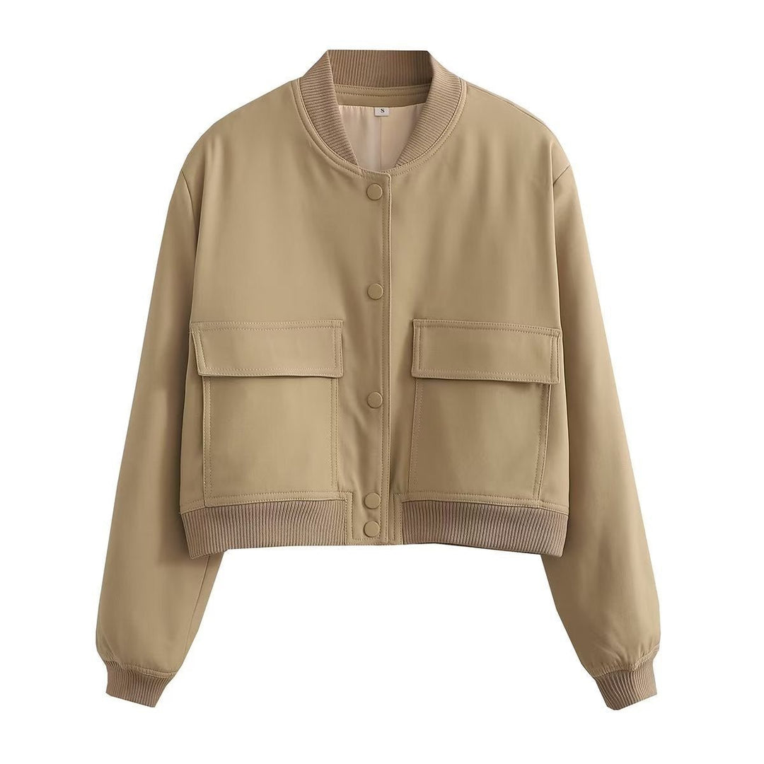Drune | Bomberjacke - Minimalistisches Design - Leichte Schicht - Streetwear-Essential
