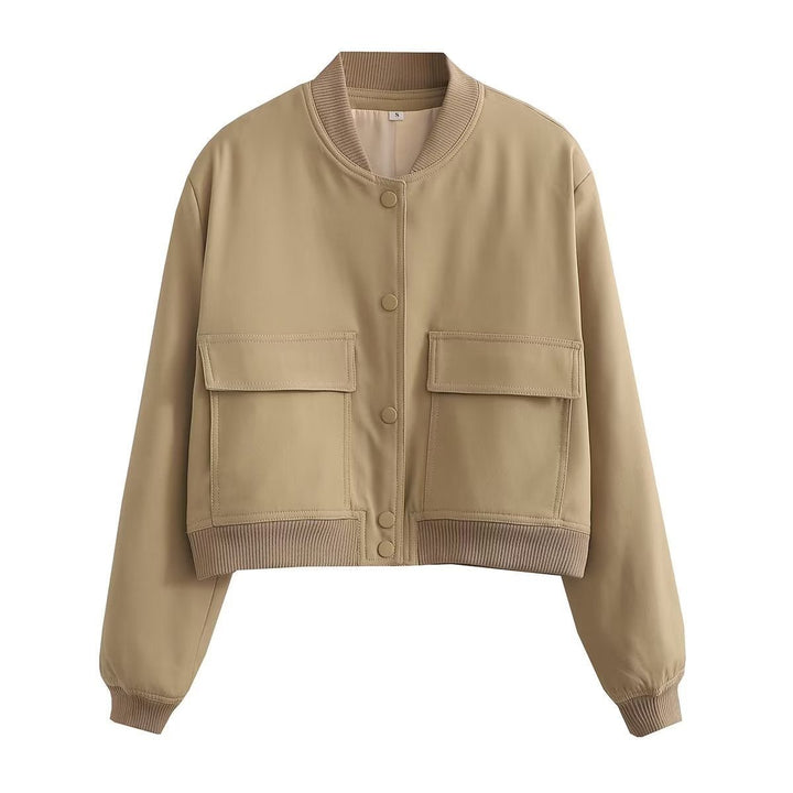 Drune | Bomberjacke - Minimalistisches Design - Leichte Schicht - Streetwear-Essential