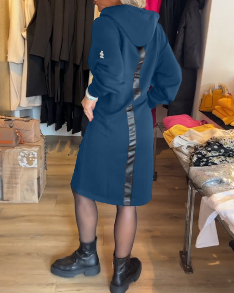 Drune | Kleid mit Kapuze und Taschen