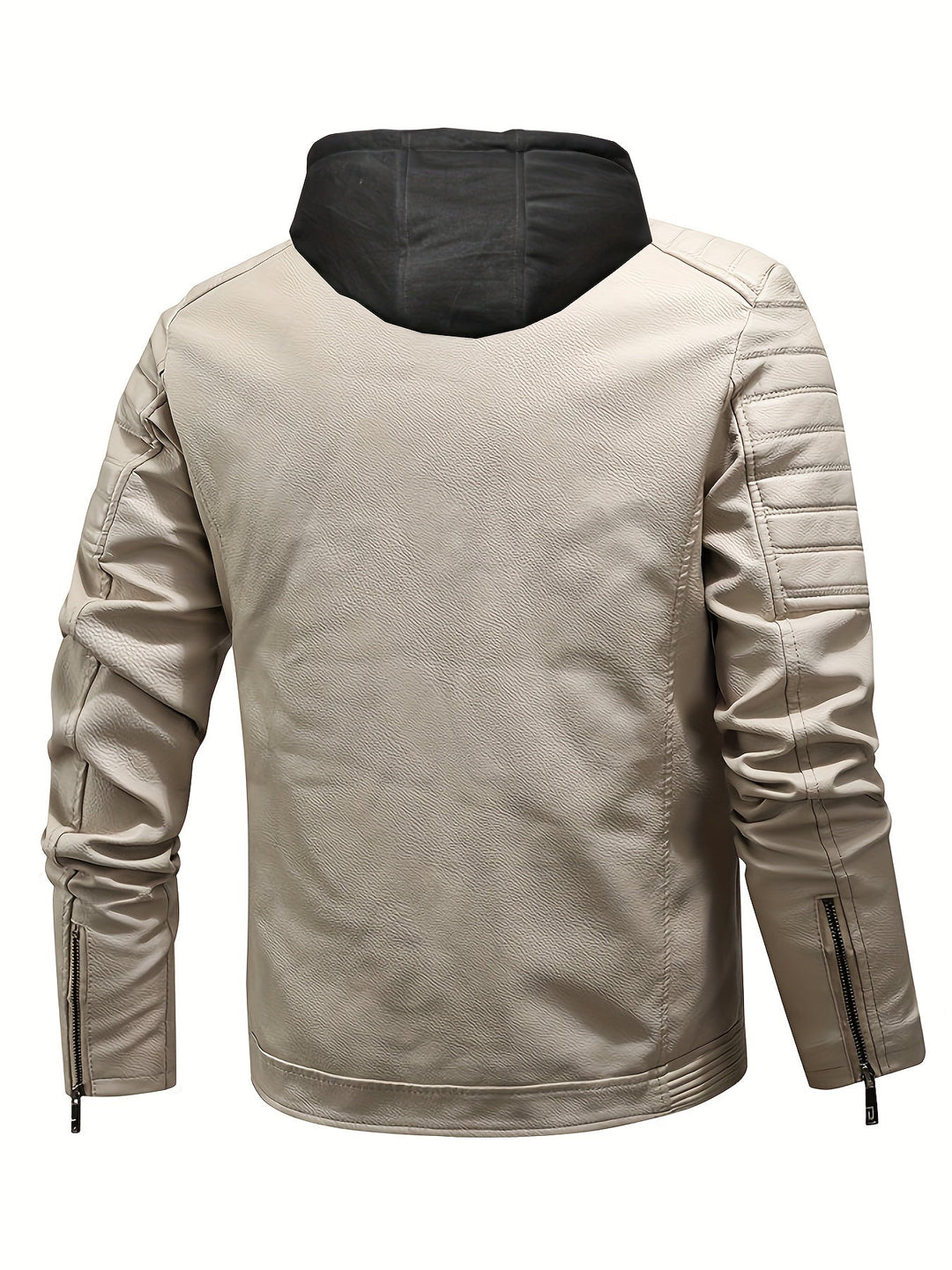 Drune | Modische Winddichte Lederjacke