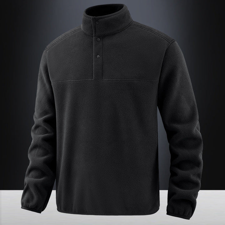 Drune | Luxuriöse Fleece-Weste mit Knöpfen für Herren