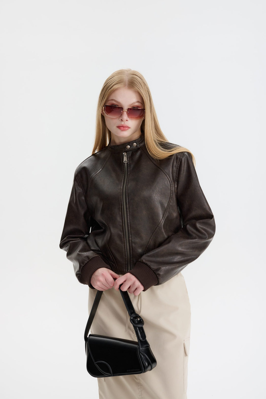 Drune | Luxuriöse Lederjacke für Frauen