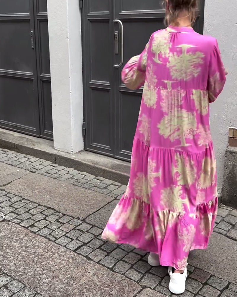 Drune | Lange Elegante Fließkleid