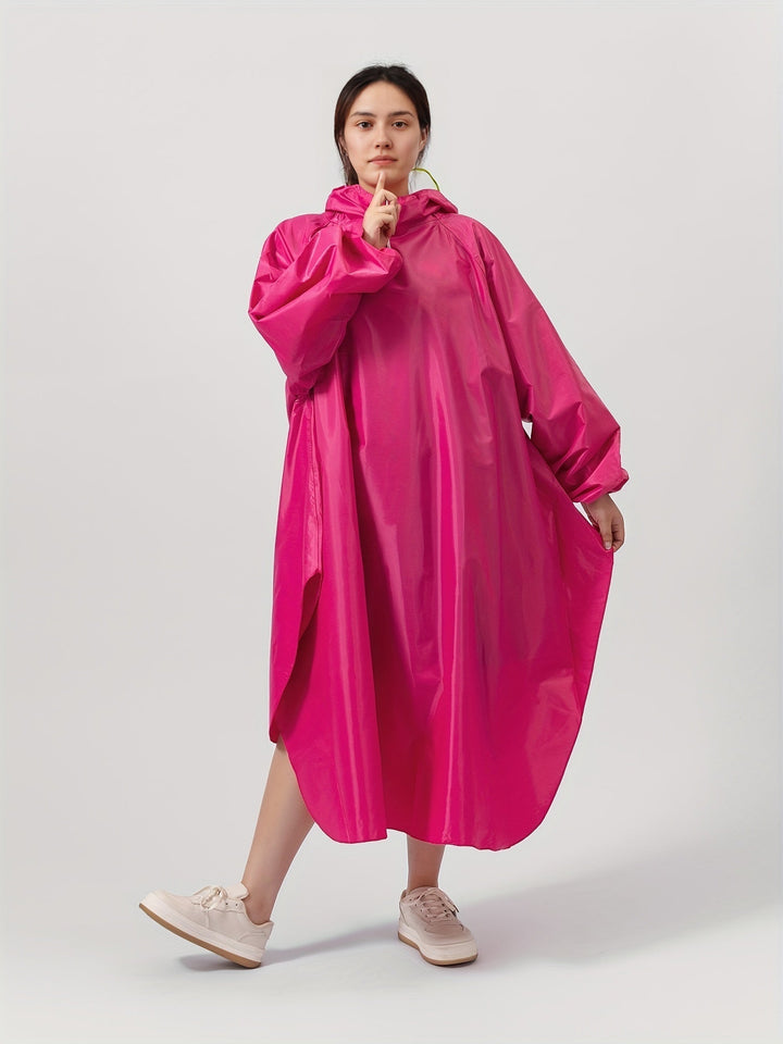Drune | Wasserdichter Unisex Regenponcho Mit Kapuze