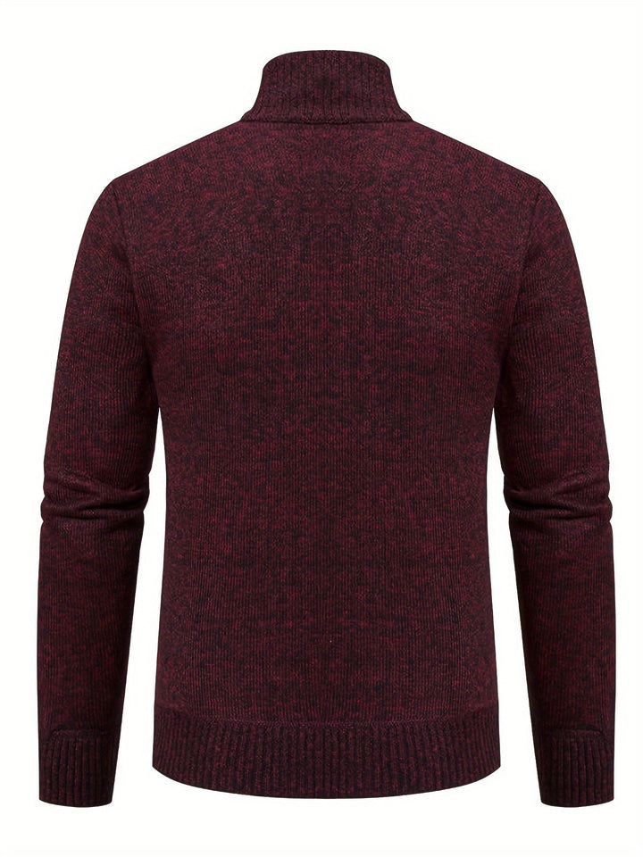 Drune | Strickcardigan mit Reißverschluss und Muster Acryl Bequem und Warm