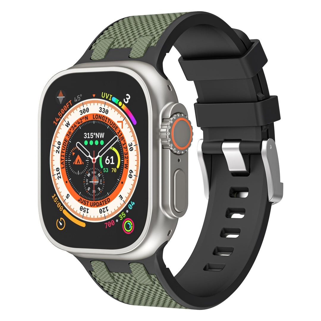 Drune | Doppelte Farblich Passende Silikonband Für Apple Watch
