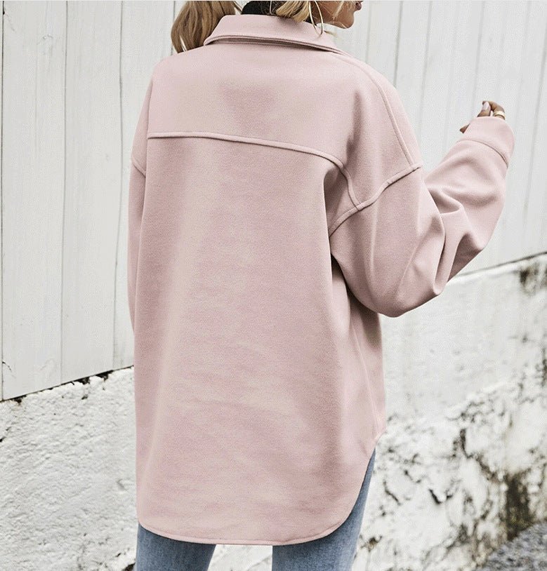 Drune | Shirt-Jacke - Weiches gebürstetes Material - Lässiges Lage-Stück