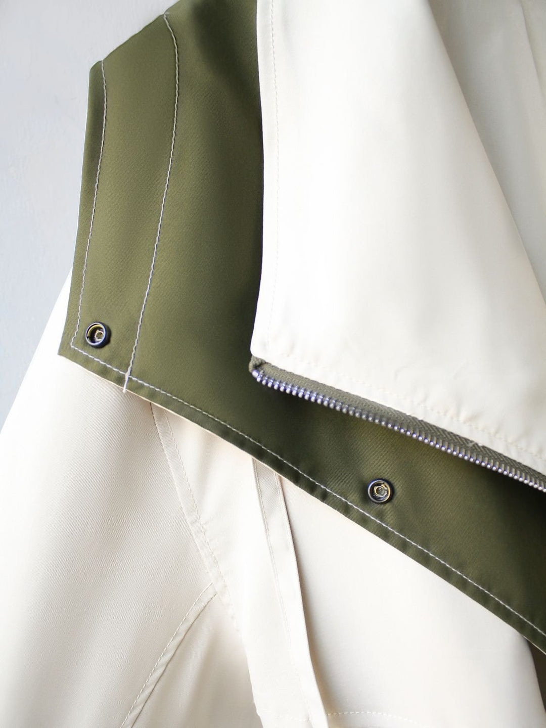 Drune | Tone Kontrastjacke - Leichter Stoff - Lässige Passform - Moderner Freizeitstil