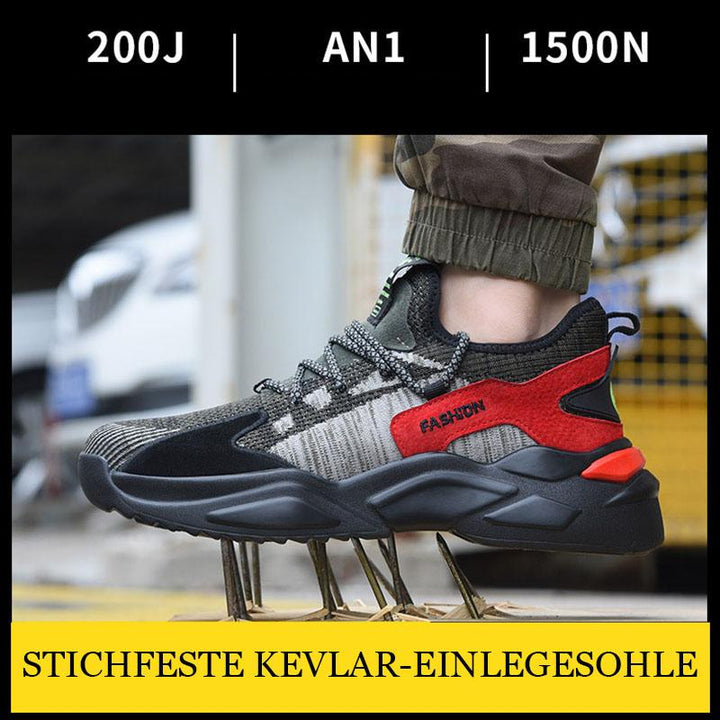 Anti-Smash, Anti-Durchstich, leichte, rutschfeste, verschleißfeste und isolierte Arbeitssicherheitsschuhe Drune