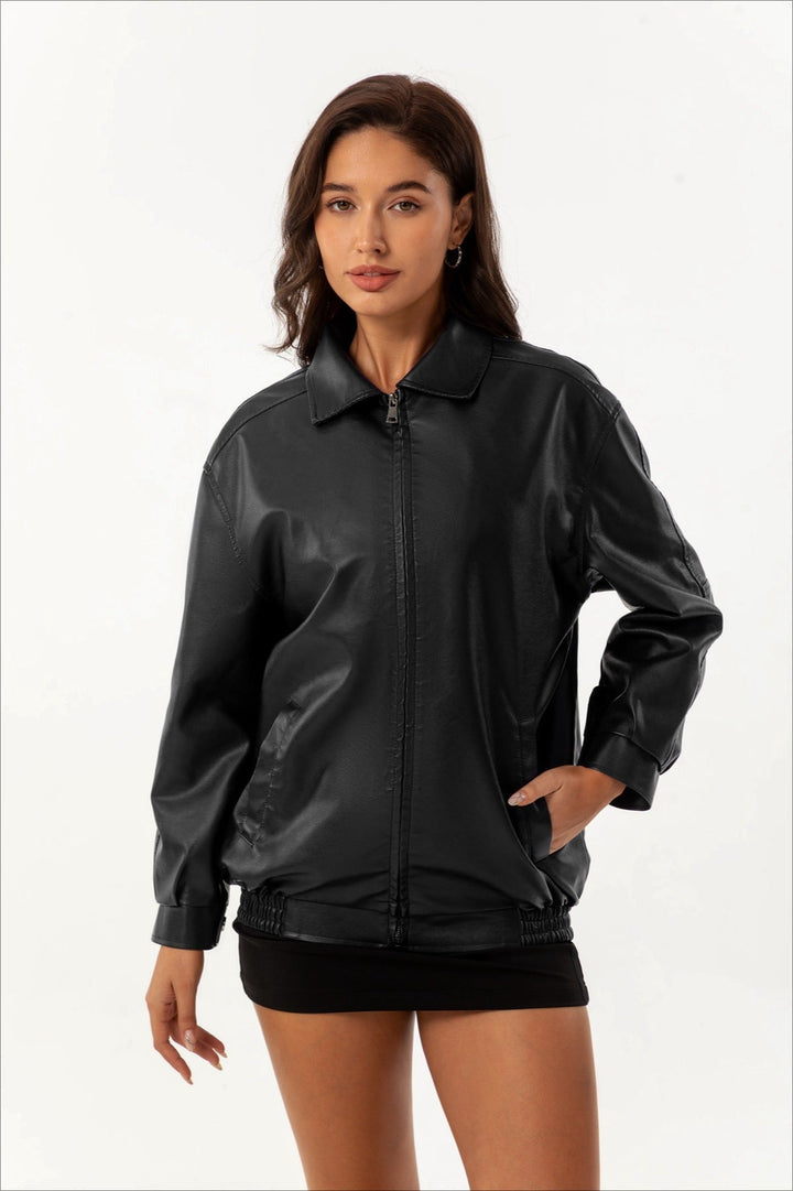 Drune | Reverslederjacke