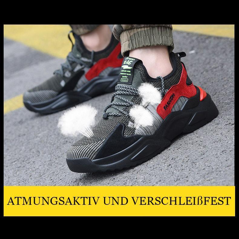 Anti-Smash, Anti-Durchstich, leichte, rutschfeste, verschleißfeste und isolierte Arbeitssicherheitsschuhe Drune