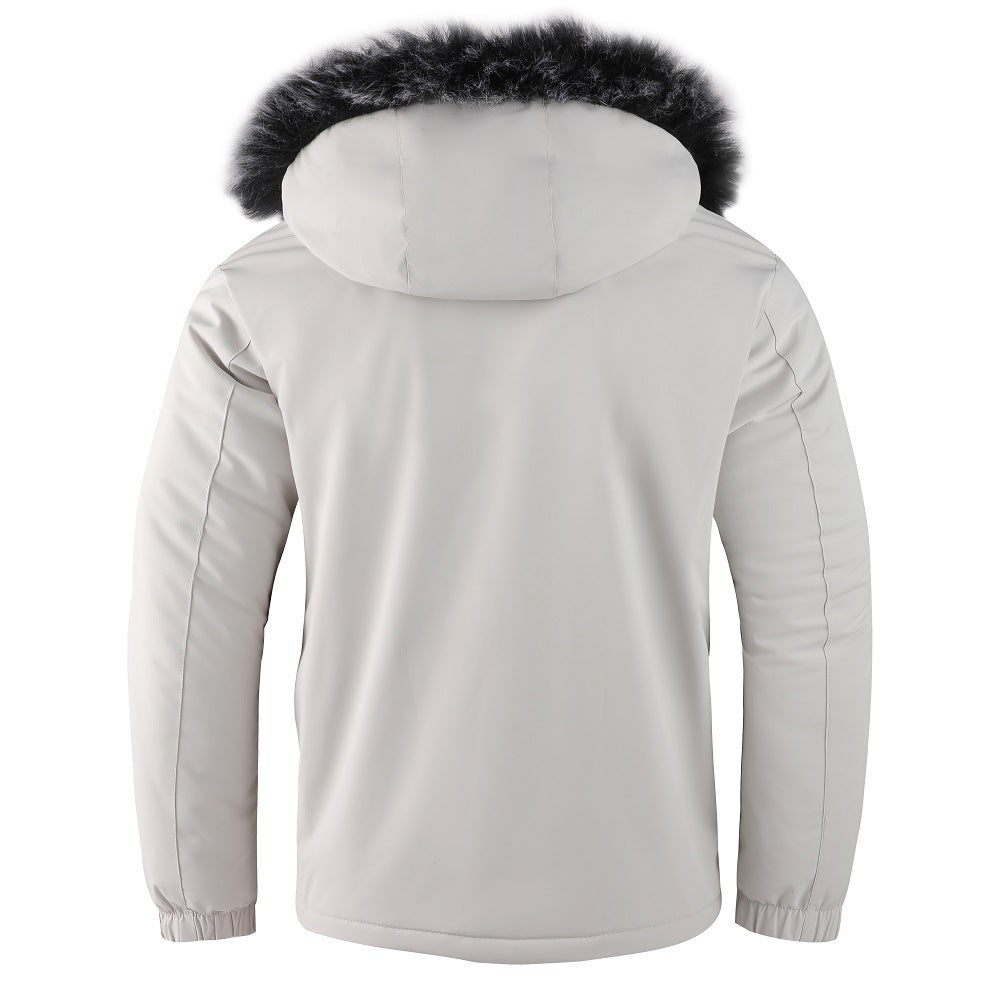 Drune | Herrenjacke mit abnehmbarer, pelzgefütterter Kapuze