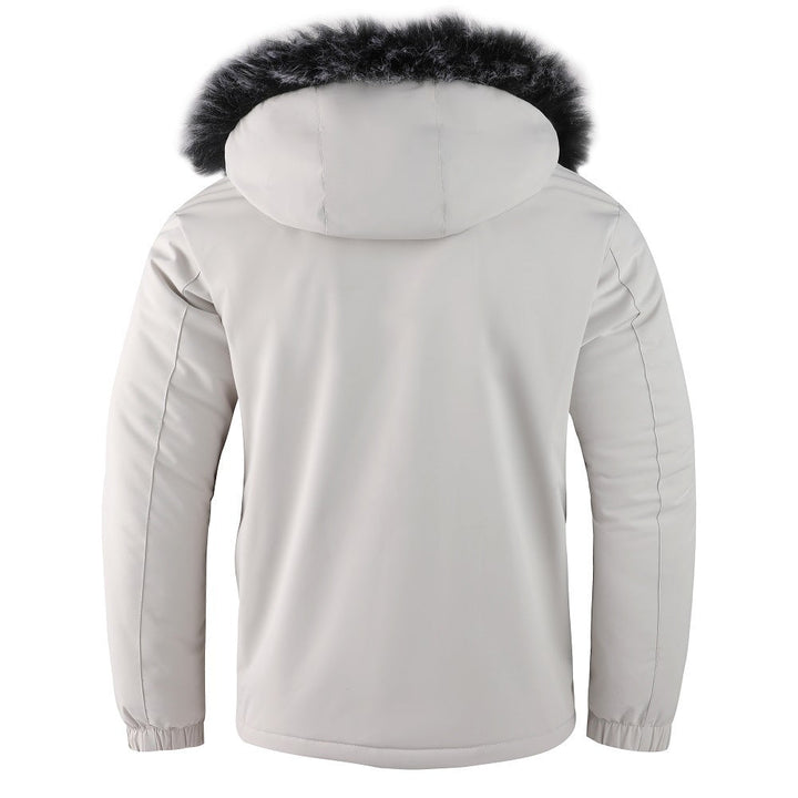 Drune | Herrenjacke mit abnehmbarer, pelzgefütterter Kapuze