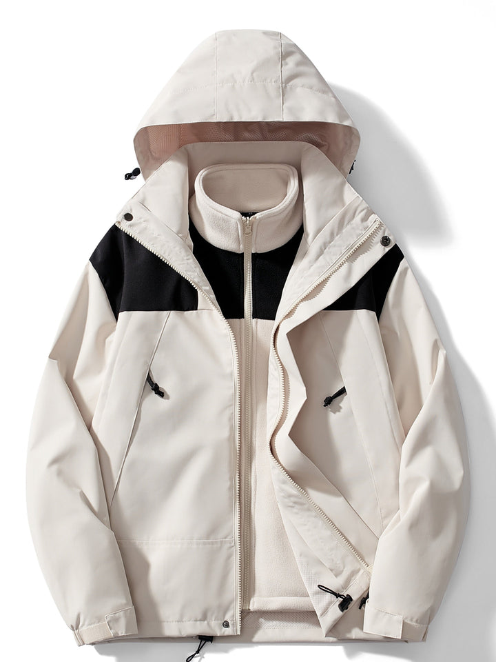Drune | 3-In-1 Fleece-Winterjacke Mit Kapuze Für Damen