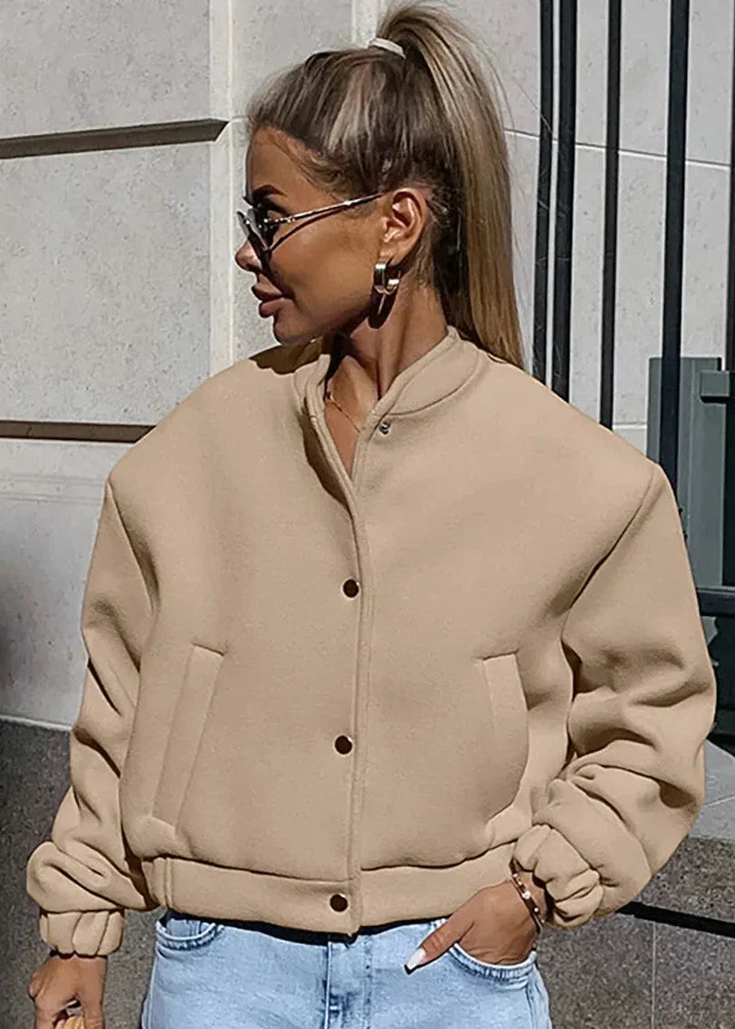 Drune | Luxuriöse Wollflugjacke - Khaki